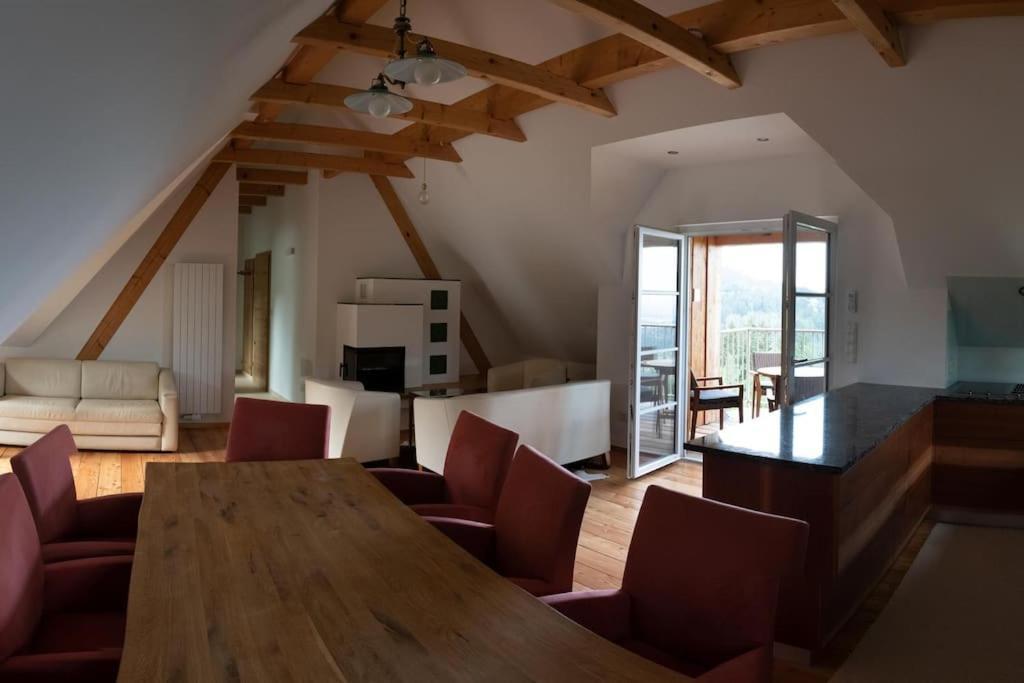 Chalet-Suedsteiermark - Traumhafte Aussicht, Infinity Pool, Privatsphaere, Klima Und De-Luxe Ausstattung Schwanberg Ngoại thất bức ảnh